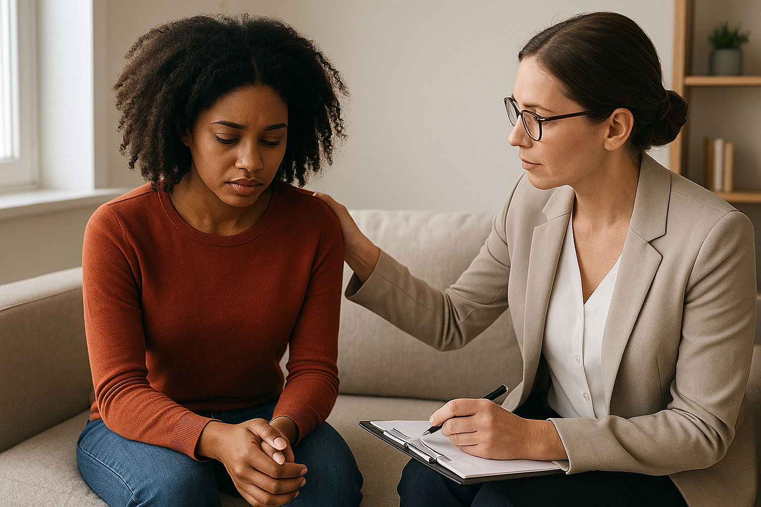 Mental health support conversation